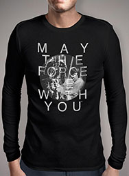 Мужская футболка с длинным рукавом May The Force Be With You 2