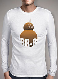 Мужская футболка с длинным рукавом Minimal BB-8
