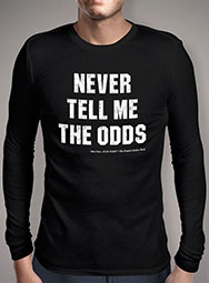 Мужская футболка с длинным рукавом Never Tell Me the Odds
