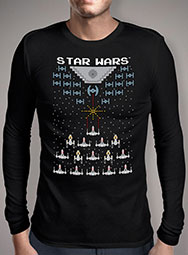 Мужская футболка с длинным рукавом Pixel Wars - Rebels vs Empire