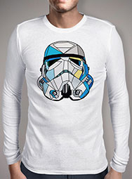 Мужская футболка с длинным рукавом Stained Glass Stormtrooper