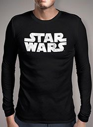 Мужская футболка с длинным рукавом Star Wars Distressed Logo