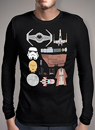Мужская футболка с длинным рукавом Star Wars Essentials