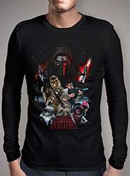 Мужская футболка с длинным рукавом Star Wars The Force Awakens