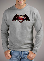 Мужской свитшот Batman v Superman Logo