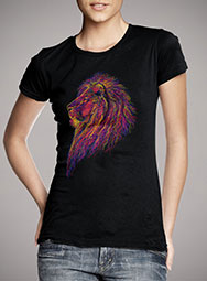 Женская футболка Lion Scribble