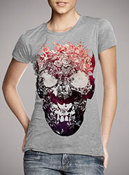 Женская футболка Floral Skull