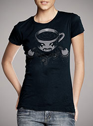 Женская футболка Black Metal Coffee