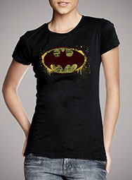 Женская футболка Batman Brick Splatter Logo