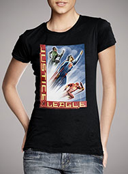 Женская футболка Justice League Speed Team