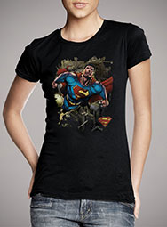 Женская футболка Superman Over Metropolis