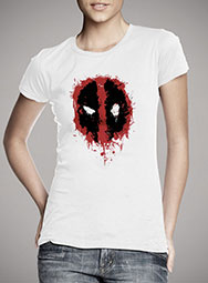 Женская футболка Deadpool Splatter Icon