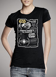 Женская футболка Darth Vaders Tie Fighter
