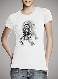Женская футболка First Order Stormtrooper Sketch