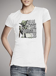 Женская футболка Real The Struggle Is