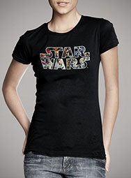 Женская футболка Star Wars Character Logo