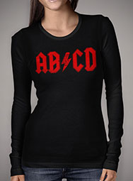 Женская футболка с длинным рукавом Abcd Rock