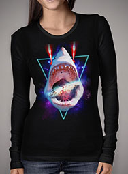 Женская футболка с длинным рукавом Cosmic Shark