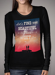 Женская футболка с длинным рукавом Find Some Beautiful Place