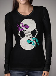 Женская футболка с длинным рукавом Infinite Skull