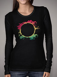 Женская футболка с длинным рукавом The Colorful Eclipse