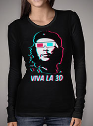 Женская футболка с длинным рукавом Viva La 3d