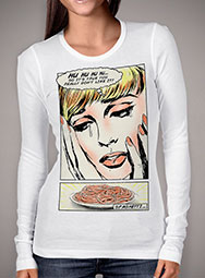 Женская футболка с длинным рукавом Spaghetti Love Story