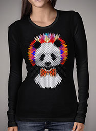 Женская футболка с длинным рукавом Panda 2