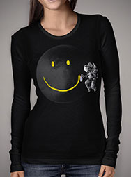 Женская футболка с длинным рукавом Make a Smile