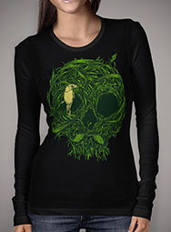 Женская футболка с длинным рукавом Skull Nest