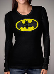 Женская футболка с длинным рукавом Bandana Bat Signal