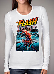 Женская футболка с длинным рукавом Flash Shreds