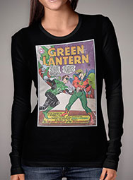 Женская футболка с длинным рукавом Green Lantern Comic