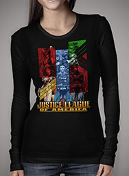 Женская футболка с длинным рукавом Justice League of America