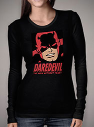 Женская футболка с длинным рукавом Daredevil Without Fear
