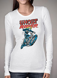 Женская футболка с длинным рукавом Ghost Rider