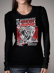 Женская футболка с длинным рукавом Ghost Rider Comic