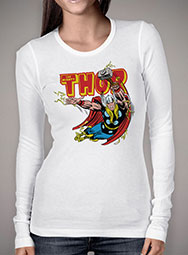 Женская футболка с длинным рукавом Thunder Struck Thor