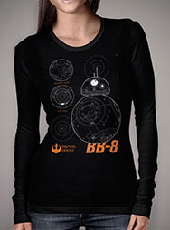 Женская футболка с длинным рукавом Astro Droid BB-8