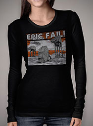 Женская футболка с длинным рукавом AT-AT Epic Fail