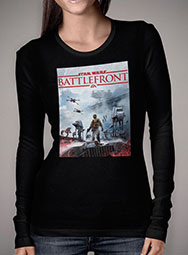 Женская футболка с длинным рукавом Battlefront Star Destroyer