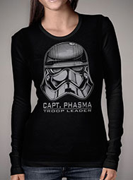 Женская футболка с длинным рукавом Captain Phasma Helmet