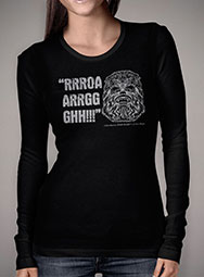 Женская футболка с длинным рукавом Chewbacca Quote