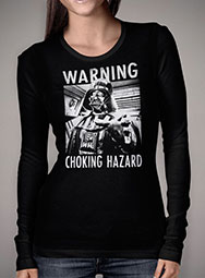 Женская футболка с длинным рукавом Choking Hazard