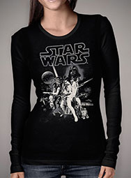 Женская футболка с длинным рукавом Classic Star Wars