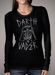 Женская футболка с длинным рукавом Darth Vader Metal