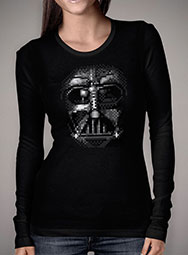 Женская футболка с длинным рукавом Darth Vader Pixel Face