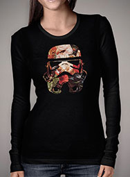 Женская футболка с длинным рукавом Floral Print Stormtrooper