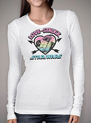 Женская футболка с длинным рукавом Love Struck Han and Leia