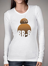 Женская футболка с длинным рукавом Minimal BB-8